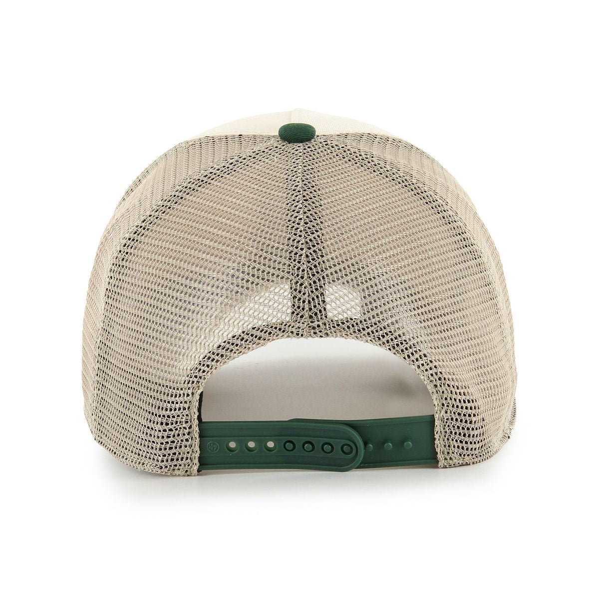 New York Yankees MLB Ballpark Mesh TT '47 Offside DT Beige/Green Official Sports Fan Gear Official NFL Fan Gear