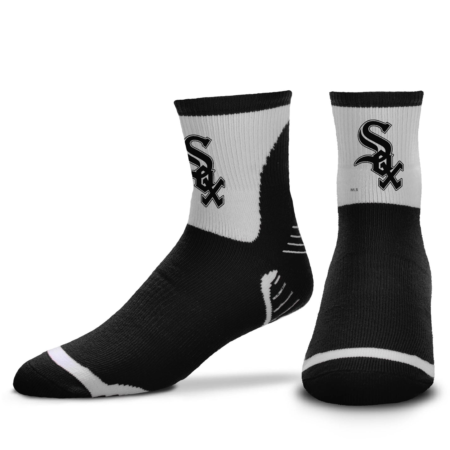 Men's Chicago White Sox SURGE FBF Crew Socks Official Sports Fan Gear Official NFL Fan Gear