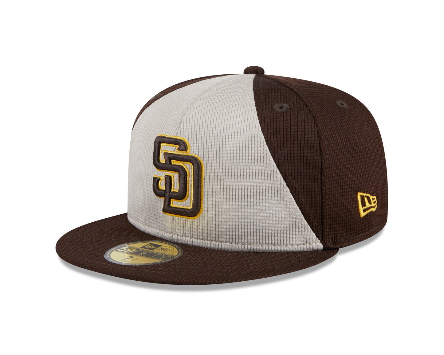Men's San Diego Padres New Era Brown 2024 Batting Practice 59FIFTY Fitted Hat Official Team Hat Sports Fan Cap Official NFL Team Hat Football Fan Cap