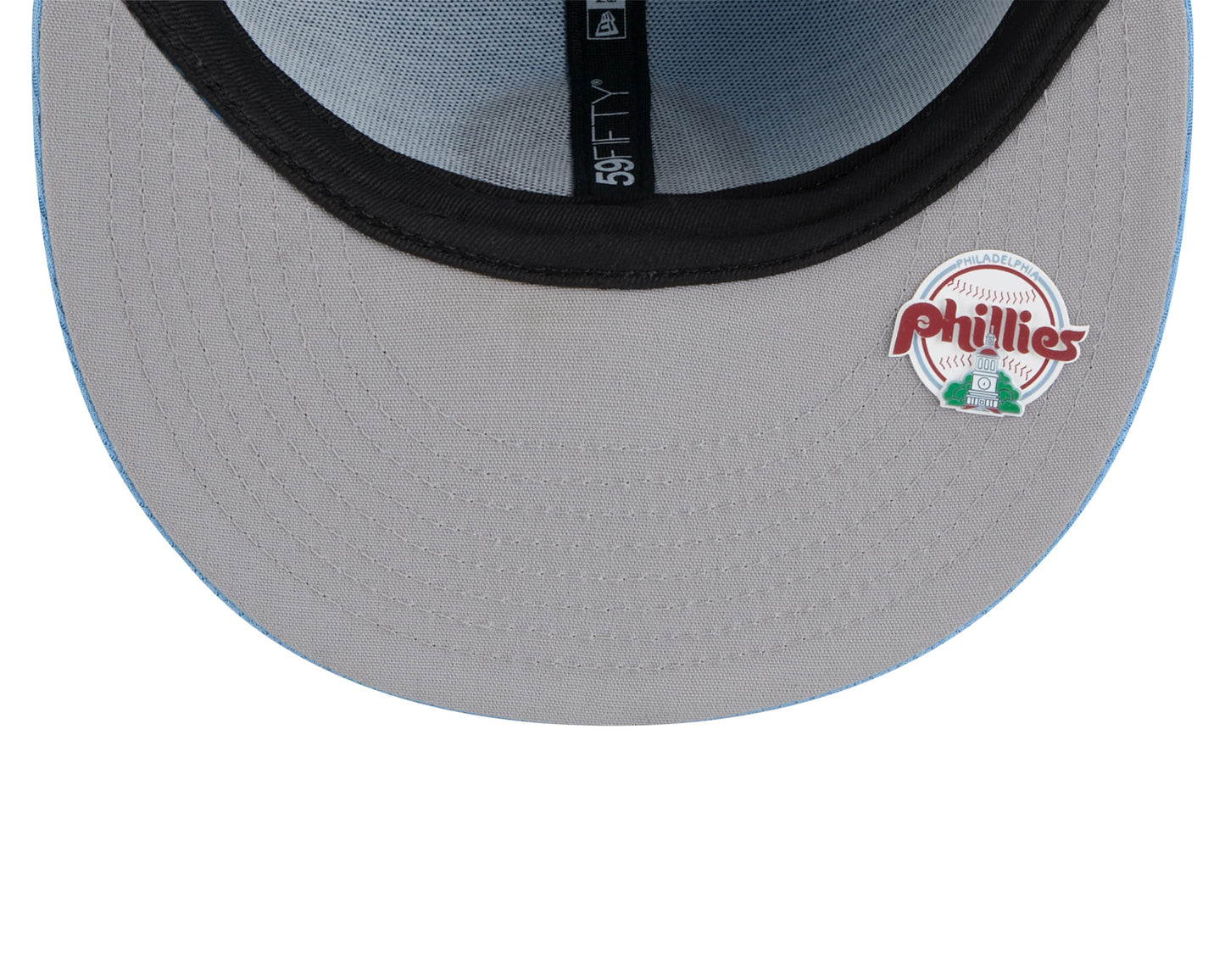 Philadelphia Phillies New Era Blue Alternate 2025 Clubhouse 59FIFTY Fitted Hat Official Team Hat Sports Fan Cap Official NFL Team Hat Football Fan Cap