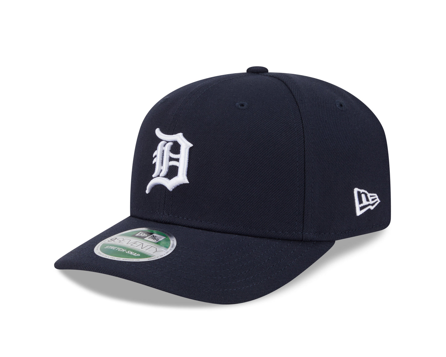 Detroit Tigers Navy New Era Player Replica 9SEVENTY Stretch Snap Adjustable Hat Official Team Hat Sports Fan Cap Official NFL Team Hat Football Fan Cap
