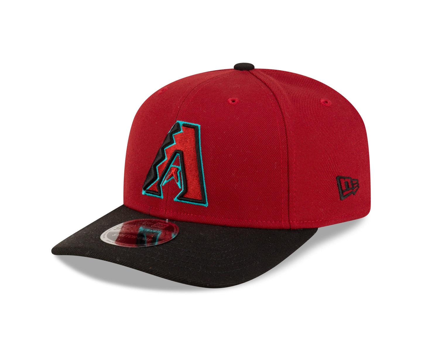 Arizona Diamondbacks Red New Era Player Replica 9SEVENTY Stretch Snap Adjustable Hat Official Team Hat Sports Fan Cap Official NFL Team Hat Football Fan Cap