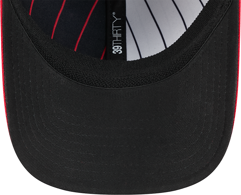 Chicago White Sox 2025 City Connect Alternate Black/Red New Era 39THIRTY Flex Fit Hat Official Team Hat Sports Fan Cap Official NFL Team Hat Football Fan Cap