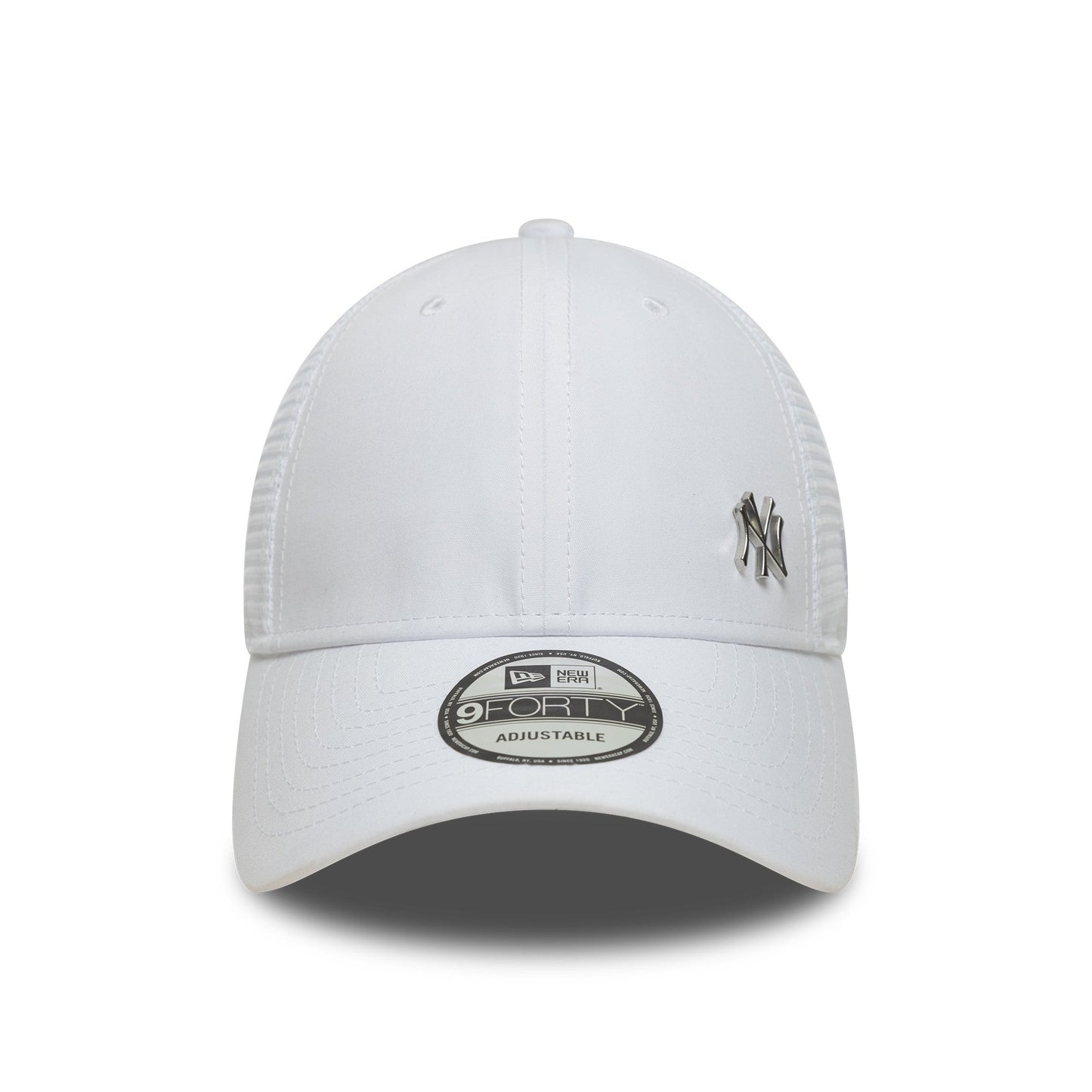 New York Yankees MLB Flawless 9forty Trucker Snapback White Official Team Hat Sports Fan Cap Official NFL Team Hat Football Fan Cap