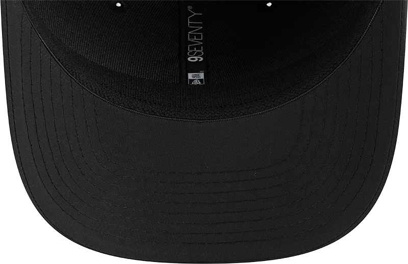 Chicago Cubs New Era Black Sport Rope 9SEVENTY Stretch Snap Adjustable Hat Official Team Hat Sports Fan Cap Official NFL Team Hat Football Fan Cap