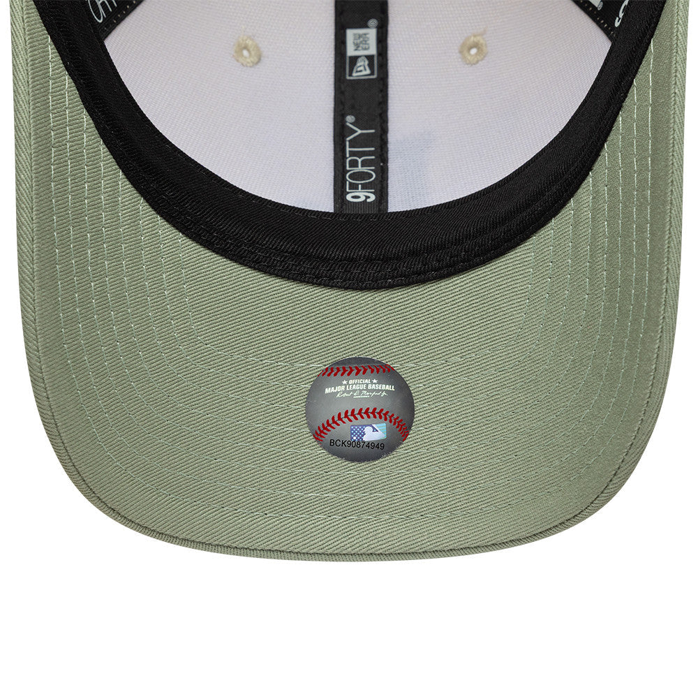 Los Angeles Dodgers MLB 9FORTY M-Crown New Era Cream/Green Official Team Hat Sports Fan Cap Official NFL Team Hat Football Fan Cap