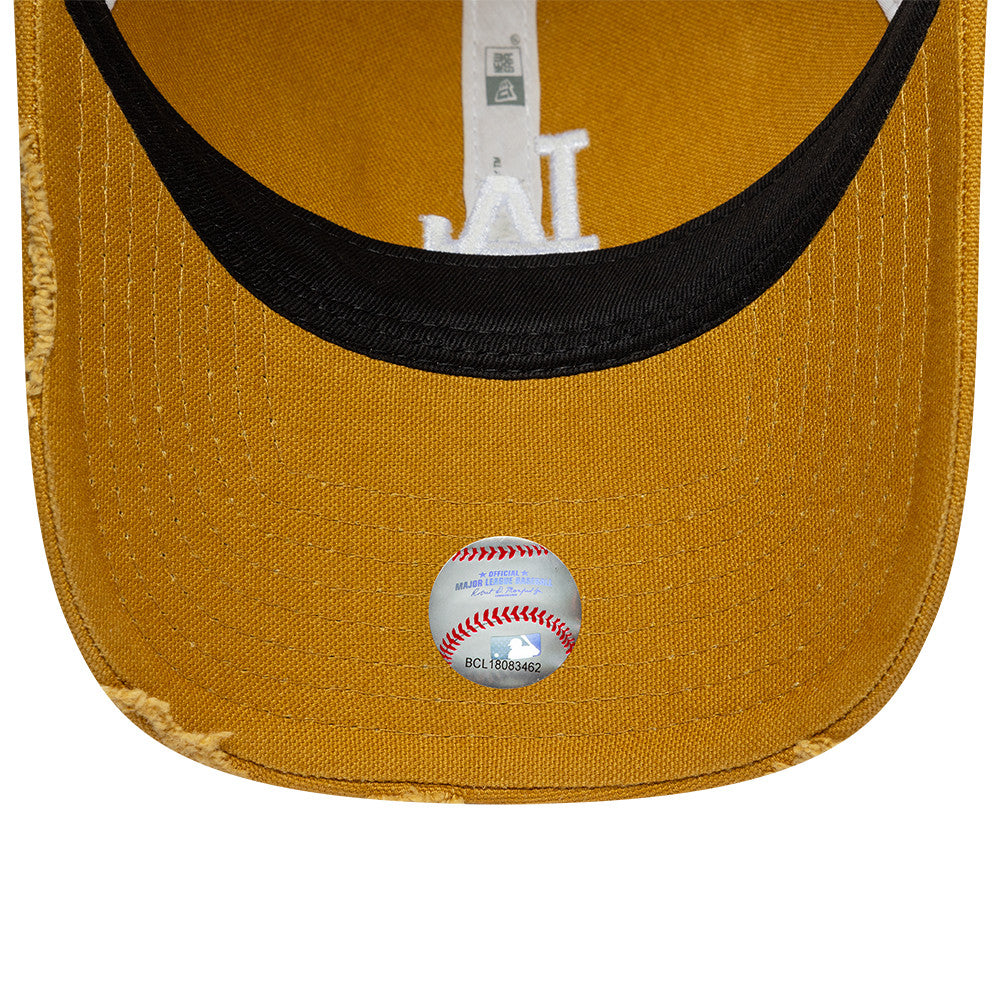 Los Angeles Dodgers MLB Distressed Cotton Canvas 9TWENTY Trucker New Era Official Team Hat Sports Fan Cap Official NFL Team Hat Football Fan Cap