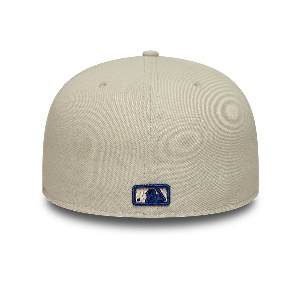 New York Yankees MLB City Icon 59FIFTY Fitted New Era Stone/Blue Official Team Hat Sports Fan Cap Official NFL Team Hat Football Fan Cap