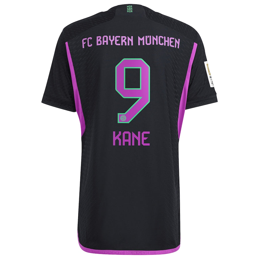 Harry Kane Bayern Munich adidas 2023 24 Away Player Jersey - Black Official Team Jersey Sports Fan Apparel