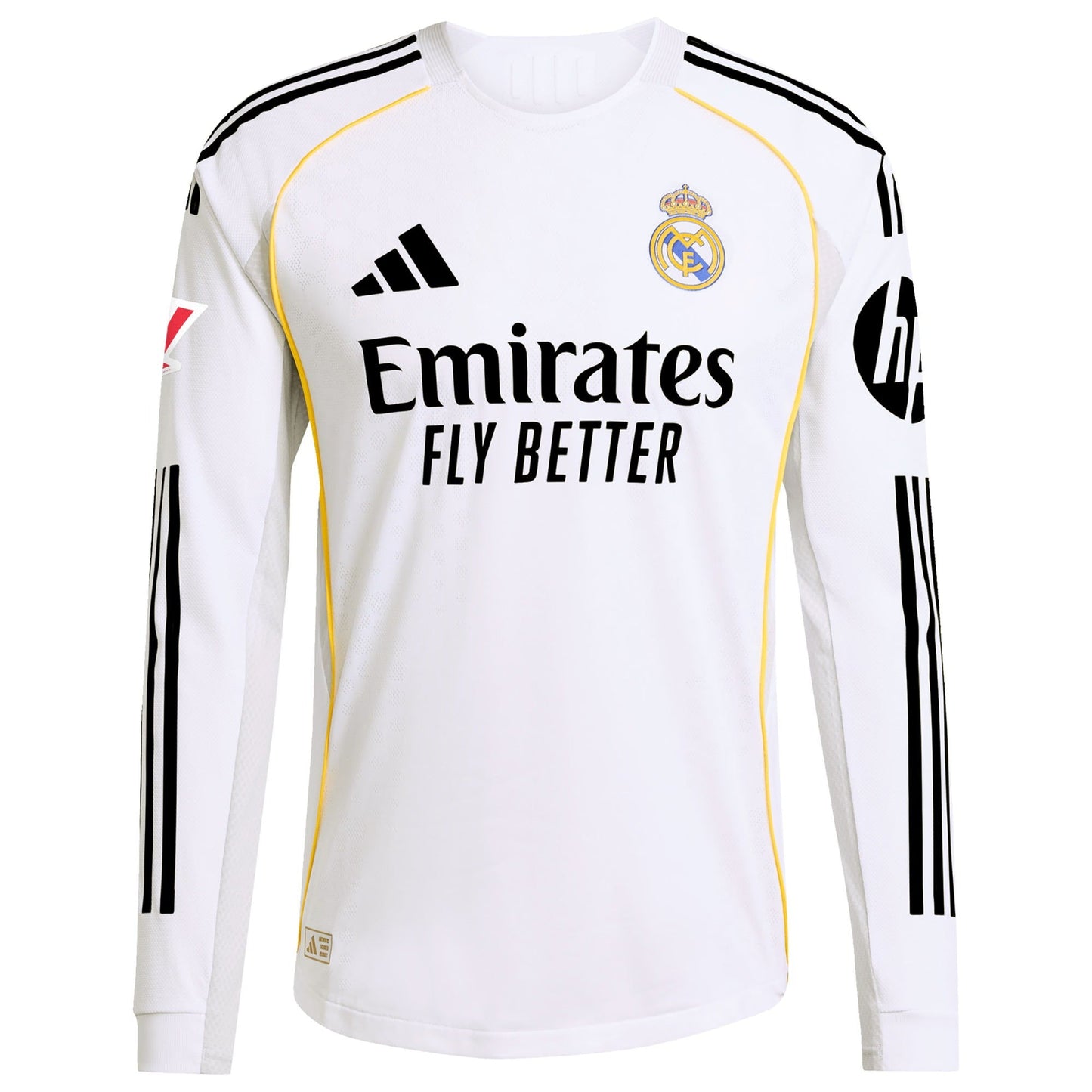Cristiano Ronaldo 7 Real Madrid adidas 2025 26 Home Long Sleeve Jersey - White Official Team Jersey Sports Fan Apparel