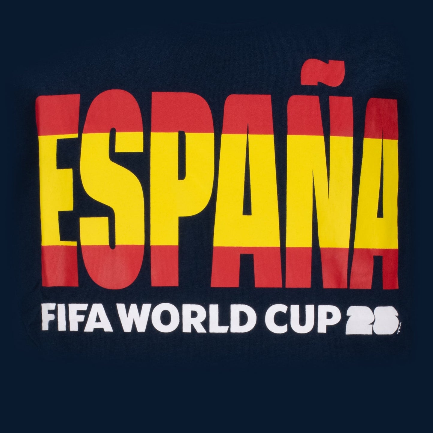 FIFA World Cup 2026 Spain Graphic T-Shirt - Youth Casual Graphic T Shirt