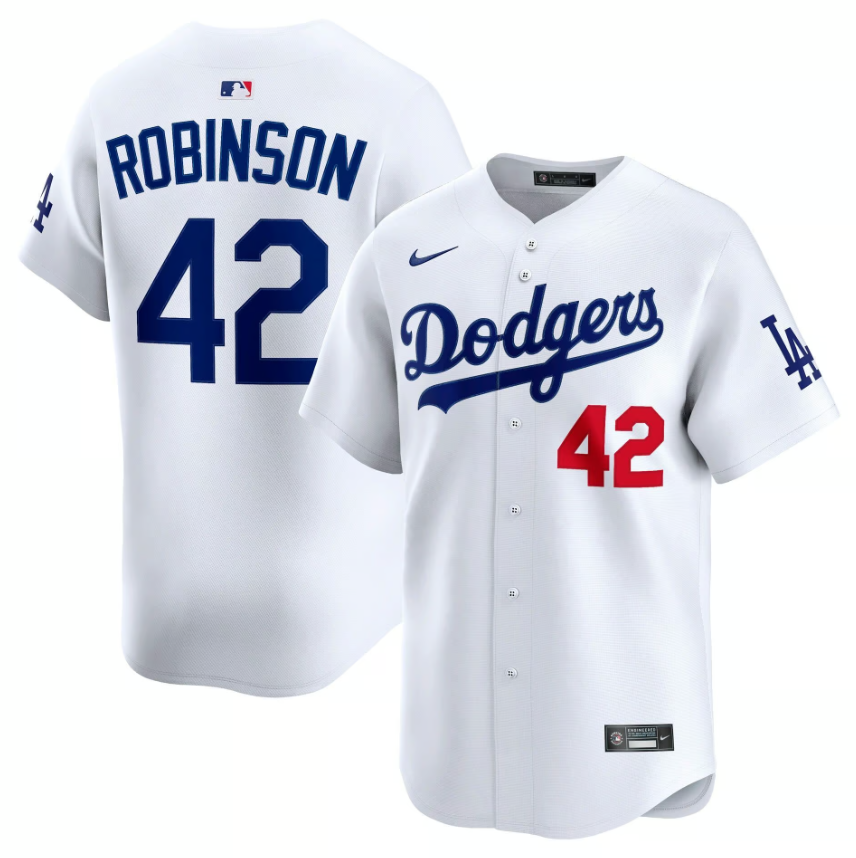 Jackie Robinson Brooklyn Dodgers MLB Cooperstown Jersey Nike Official Team Jersey Sports Fan Apparel Official NFL Team Jersey Football Fan Apparel