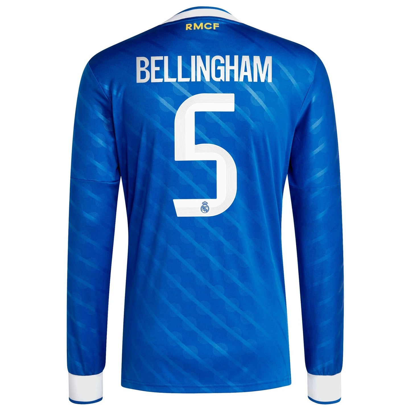 Jude Bellingham Real Madrid adidas 2025 26 Third Long Sleeve Player Jersey - Blue Official Team Jersey Sports Fan Apparel