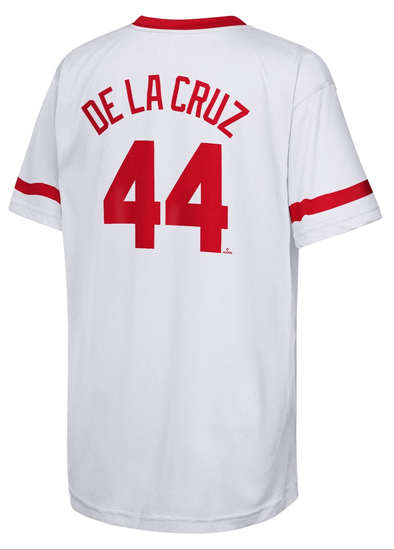 Youth Cincinnati Reds Elly De La Cruz MLB Home Replica Screen Print Jersey Official Team Jersey Sports Fan Apparel Official NFL Team Jersey Football Fan Apparel