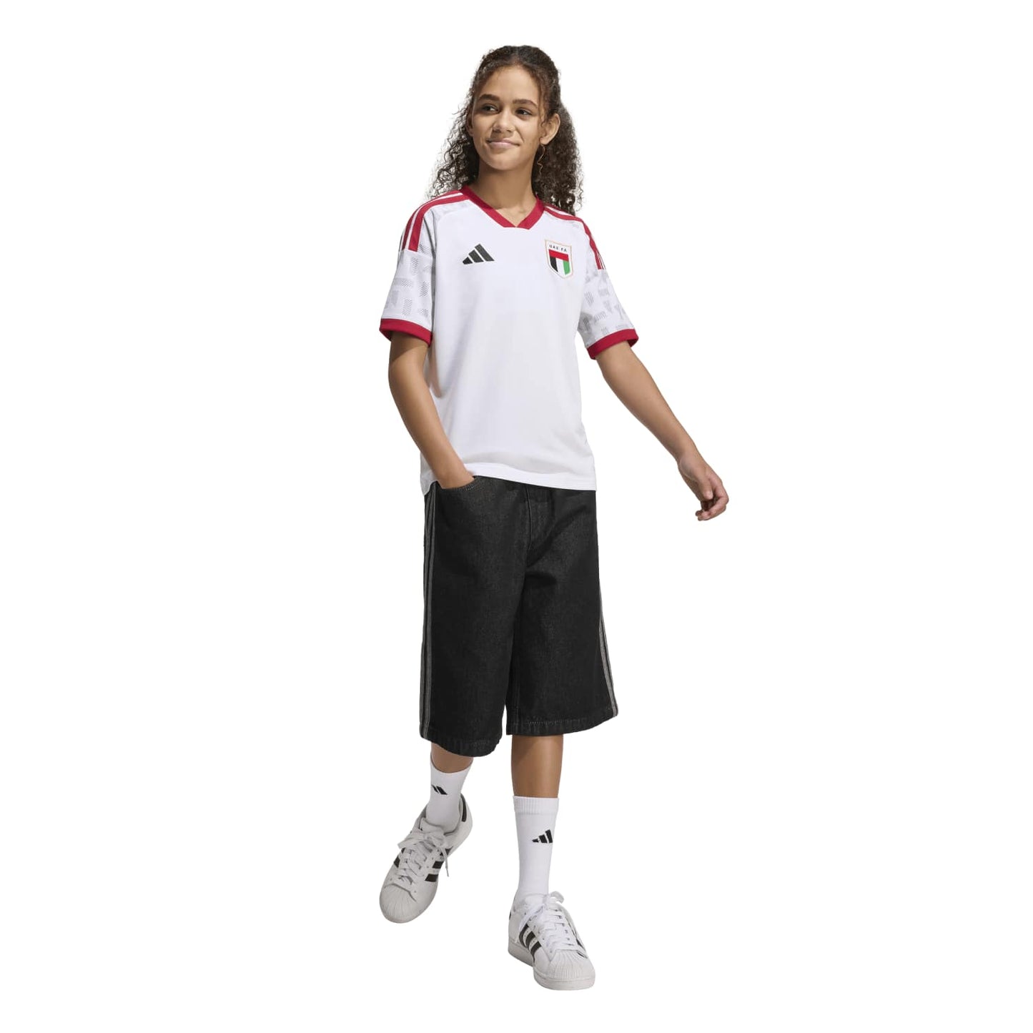 UAE 26 Away Replica Jersey - Youth Official Team Jersey Sports Fan Apparel