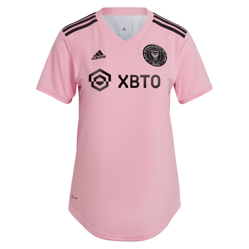 Lionel Messi Inter Miami CF Women s 2023 The Heart Beat Kit Jersey - Pink Official Team Jersey Sports Fan Apparel