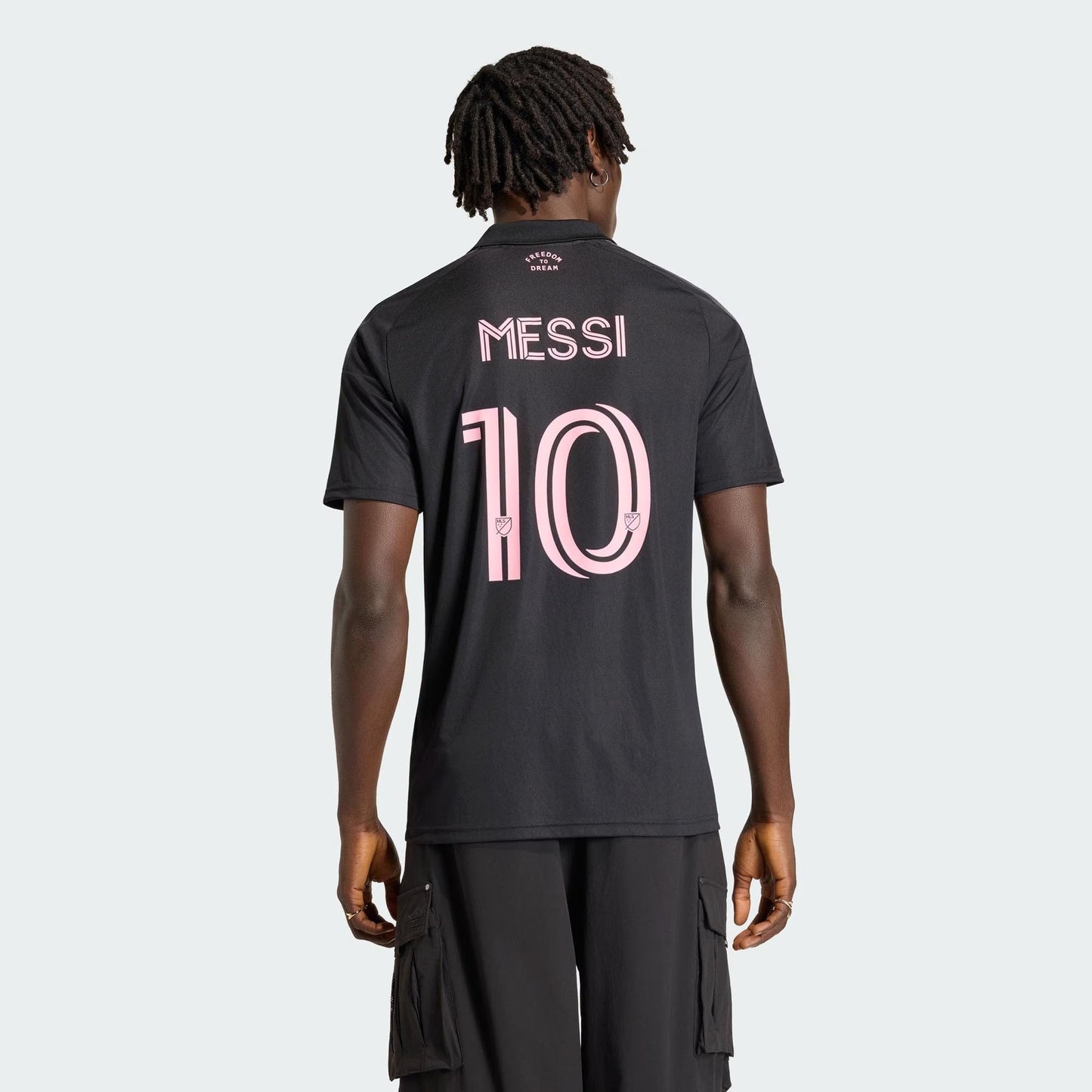 Lionel Messi Inter Miami CF adidas 2026 Presagio Replica Jersey - Black Official Team Jersey Sports Fan Apparel