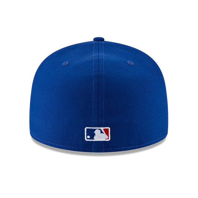 Chicago Cubs New Era 2016 World Series Wool 2 Tone Royal/Black 59FIFTY Fitted Hat Official Team Hat Sports Fan Cap Official NFL Team Hat Football Fan Cap