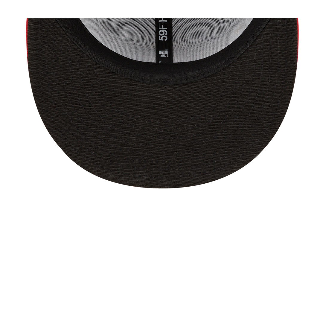 Men's Anaheim Angels New Era Navy/Red Alternate On-Field 59FIFTY Fitted Hat Official Team Hat Sports Fan Cap Official NFL Team Hat Football Fan Cap