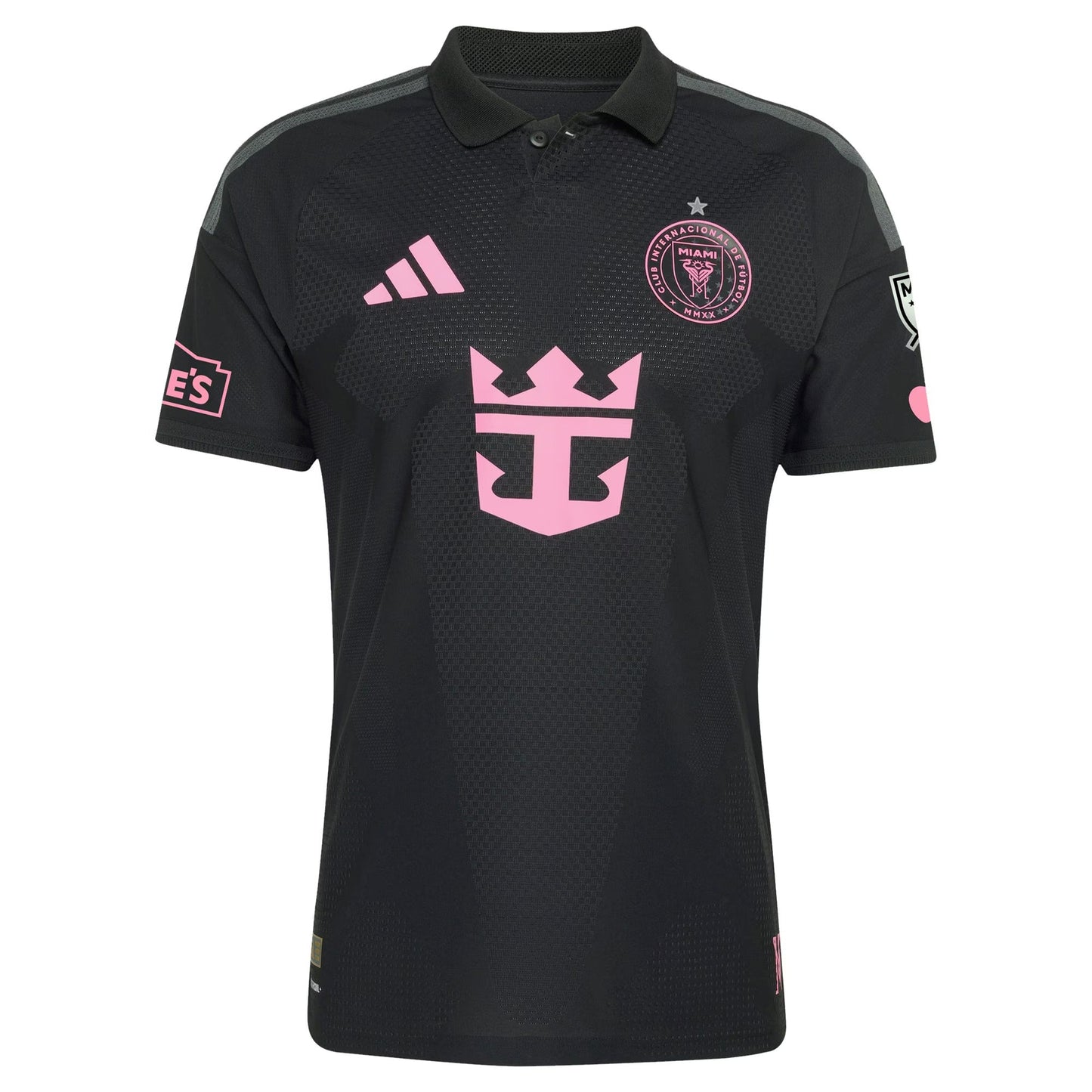 Official Lionel Messi Inter Miami CF adidas 2026 Presagio On-Field Patch Custom Jersey - Black Official Team Jersey Sports Fan Apparel