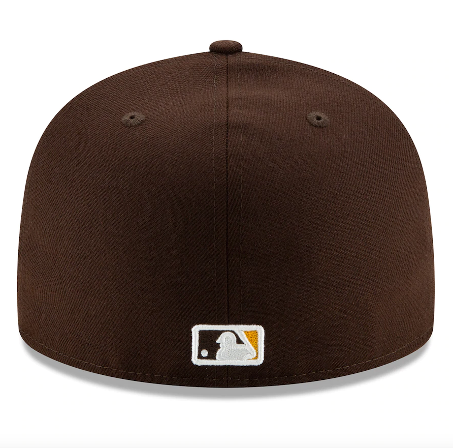 Men's San Diego Padres New Era Brown Authentic Collection On-Field 59FIFTY Fitted Hat Official Team Hat Sports Fan Cap Official NFL Team Hat Football Fan Cap