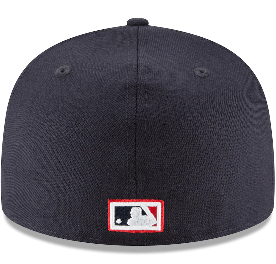 Men's Cleveland Guardians New Era Navy Cooperstown Collection Wool 59FIFTY Fitted Hat Official Team Hat Sports Fan Cap Official NFL Team Hat Football Fan Cap