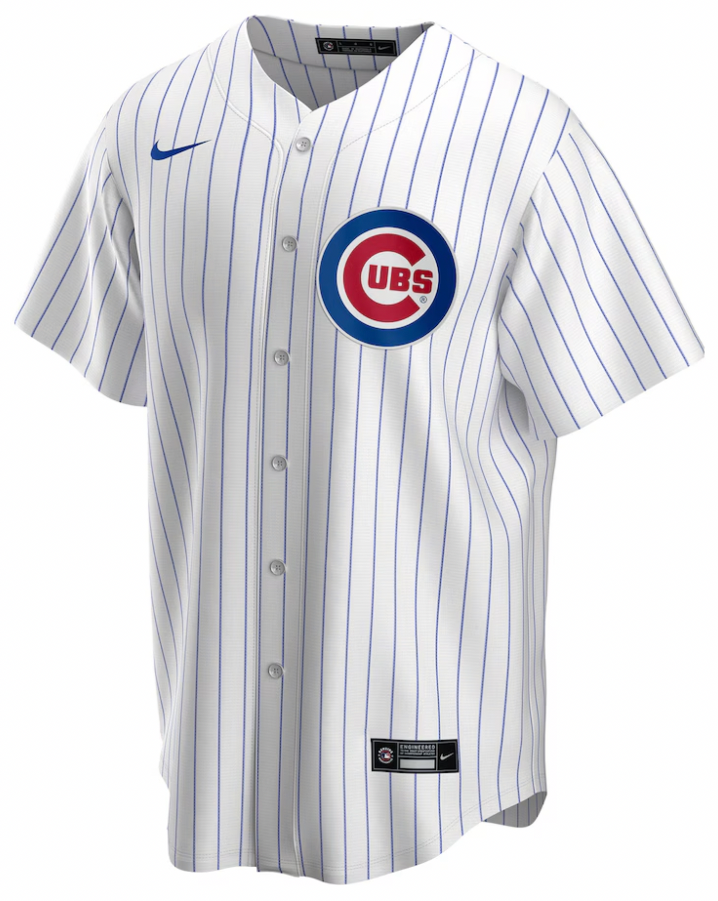 NIKE Men's Daniel Palencia Chicago Cubs Premium Twill White Home Replica Jersey Official Team Jersey Sports Fan Apparel Official NFL Team Jersey Football Fan Apparel