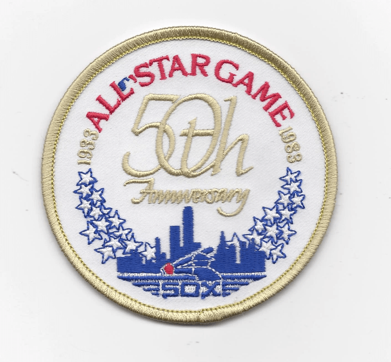 Chicago White Sox 50th Anniversary All Star Game Alternate Jersey Sleeve Patch Official Team Jersey Sports Fan Apparel Official NFL Team Jersey Football Fan Apparel