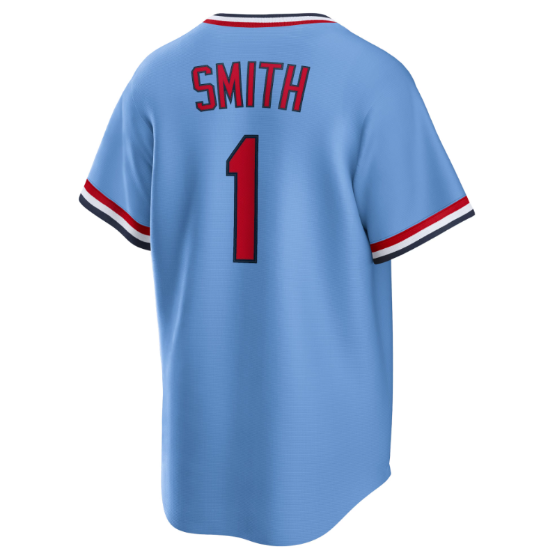 Ozzie Smith St. Louis Cardinals Nike Road Cooperstown Collection Player Jersey - Light Blue Official Team Jersey Sports Fan Apparel Official NFL Team Jersey Football Fan Apparel