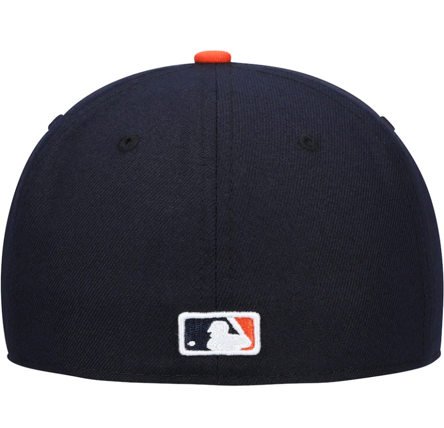 Men's Detroit Tigers New Era Navy Road Authentic Collection On-Field Logo 59FIFTY Fitted Hat Official Team Hat Sports Fan Cap Official NFL Team Hat Football Fan Cap