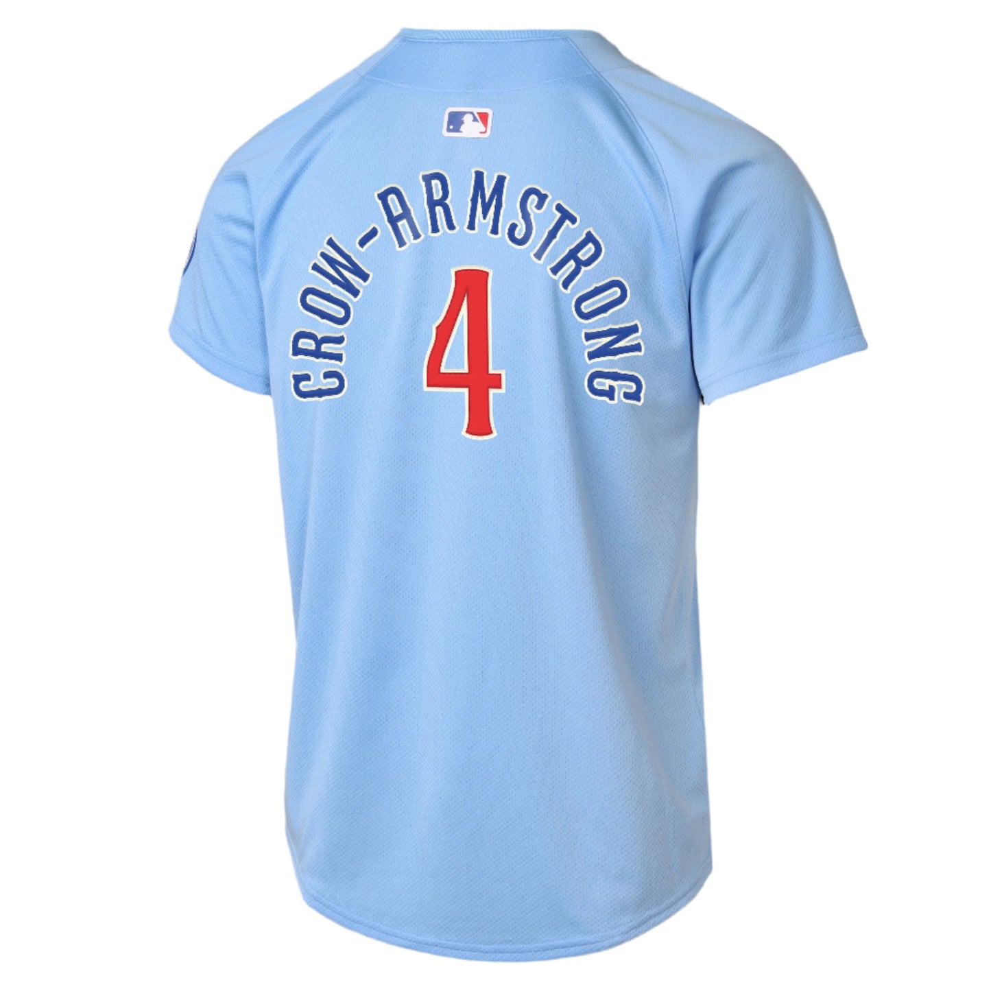 NIKE Youth Chicago Cubs Pete Crow-Armstrong Light Blue 2nd Alternate Limited Replica Jersey Official Team Jersey Sports Fan Apparel Official NFL Team Jersey Football Fan Apparel