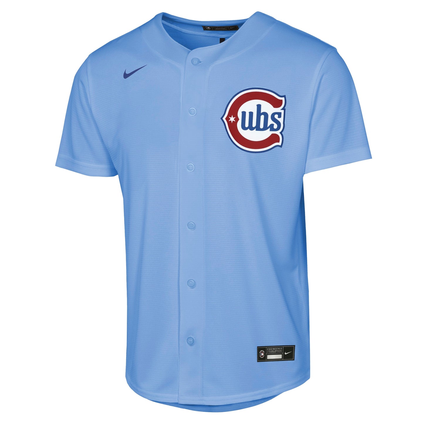 Youth Chicago Cubs Alex Bregman Alternate 2 NIKE Baseline Powder Blue Replica Jersey Official Team Jersey Sports Fan Apparel Official NFL Team Jersey Football Fan Apparel