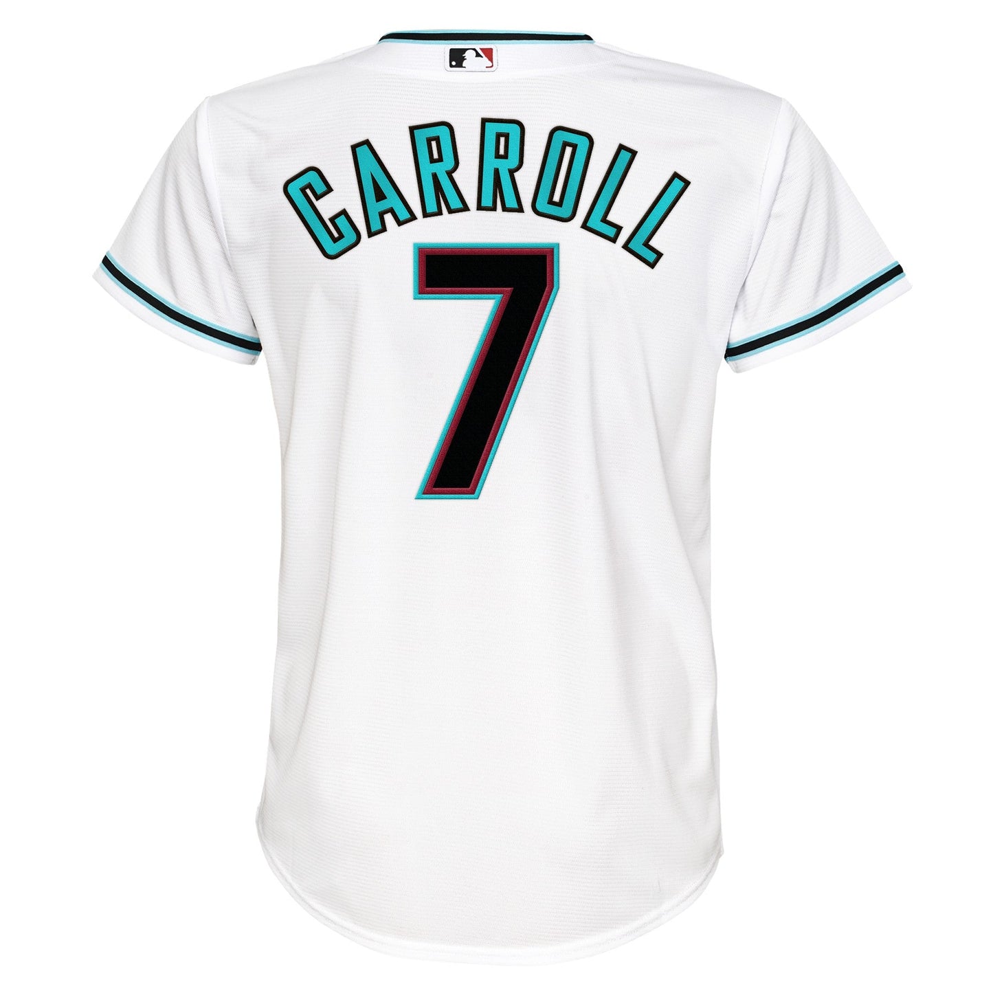 Youth Corbin Carroll Arizona Diamondbacks White Home Replica NIKE Screen Print Jersey Official Team Jersey Sports Fan Apparel Official NFL Team Jersey Football Fan Apparel