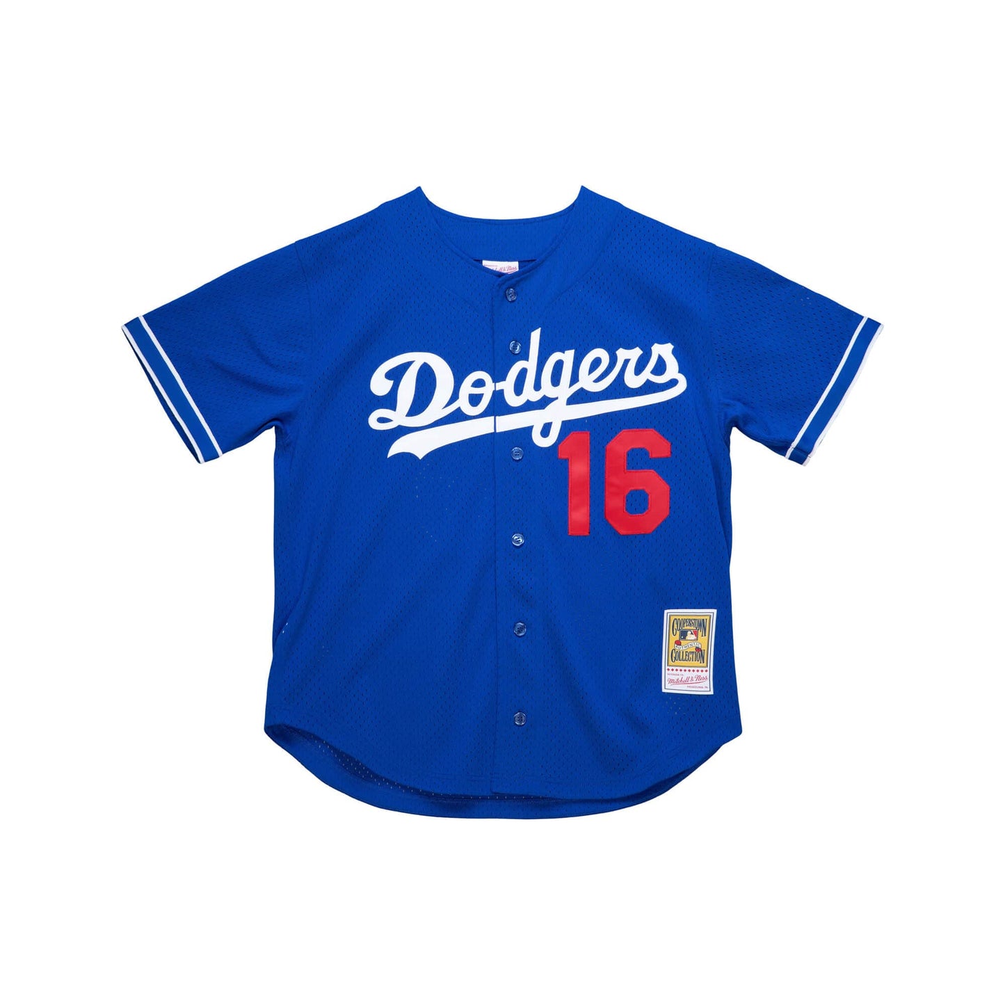Men's Los Angeles Dodgers Hideo Nomo Mitchell & Ness Royal Cooperstown Collection Mesh Batting Practice Jersey Official Team Jersey Sports Fan Apparel Official NFL Team Jersey Football Fan Apparel