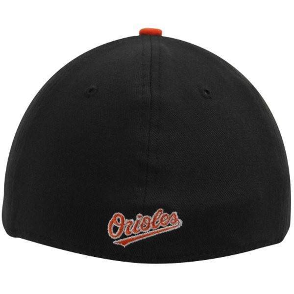 New Era Baltimore Orioles Black/Orange Team Classic Road 39THIRTY Flex Cap Official Team Hat Sports Fan Cap Official NFL Team Hat Football Fan Cap