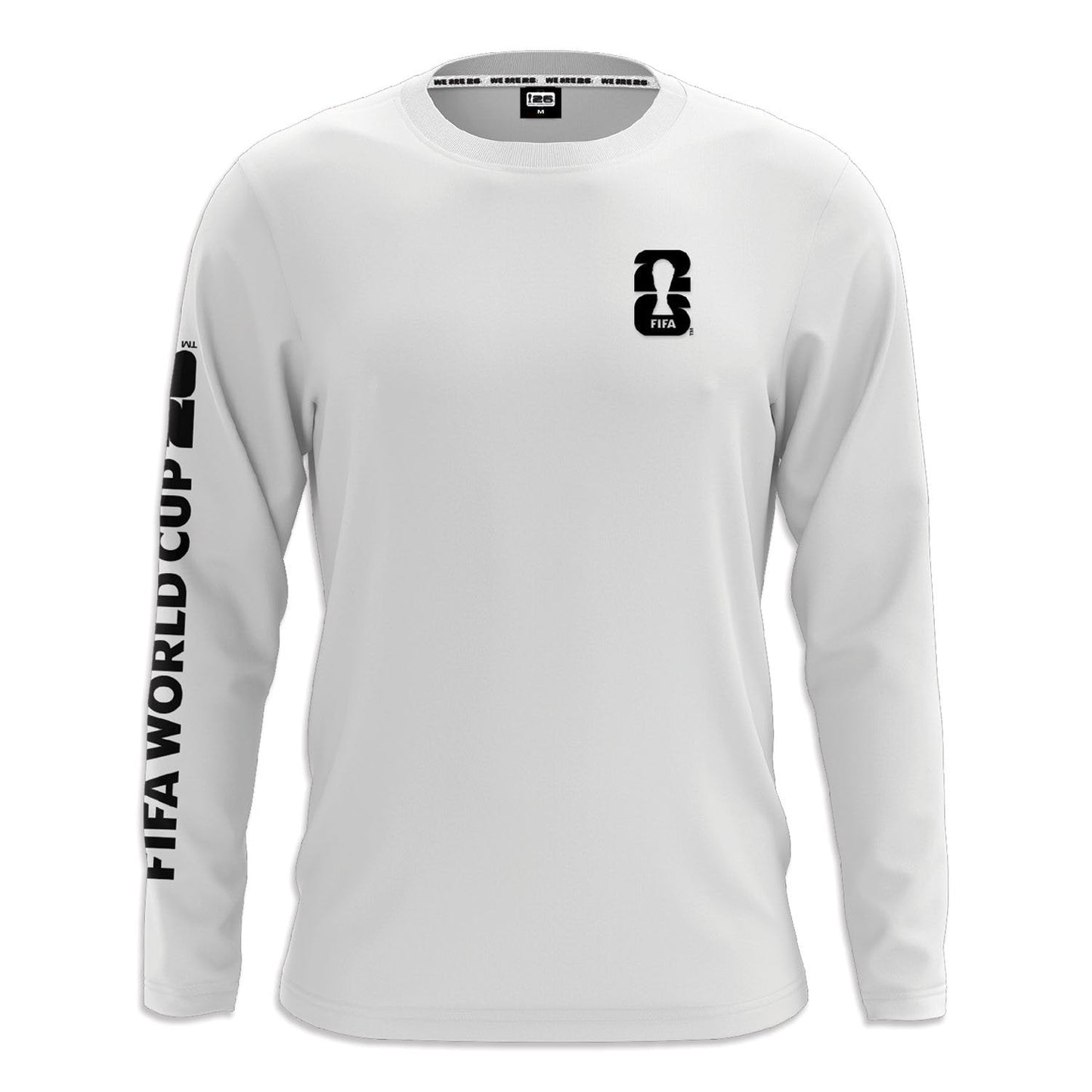 FIFA World Cup 2026 Tiles Long Sleeve White T-Shirt - Unisex Casual Graphic T Shirt