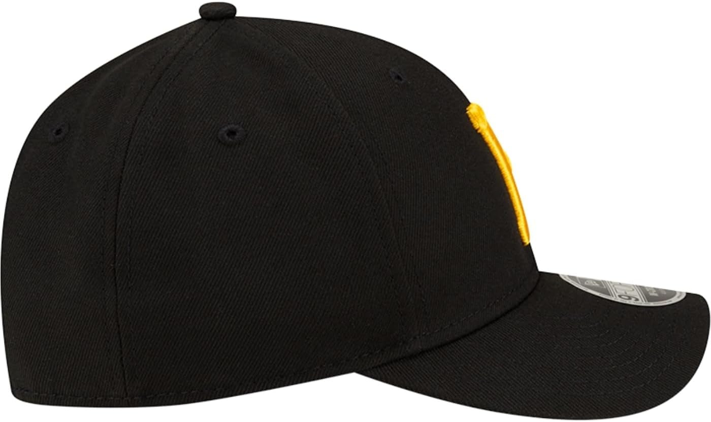 Pittsburgh Pirates MLB 9FORTY M Crown Snapback New Era Black/Yellow Official Team Hat Sports Fan Cap Official NFL Team Hat Football Fan Cap