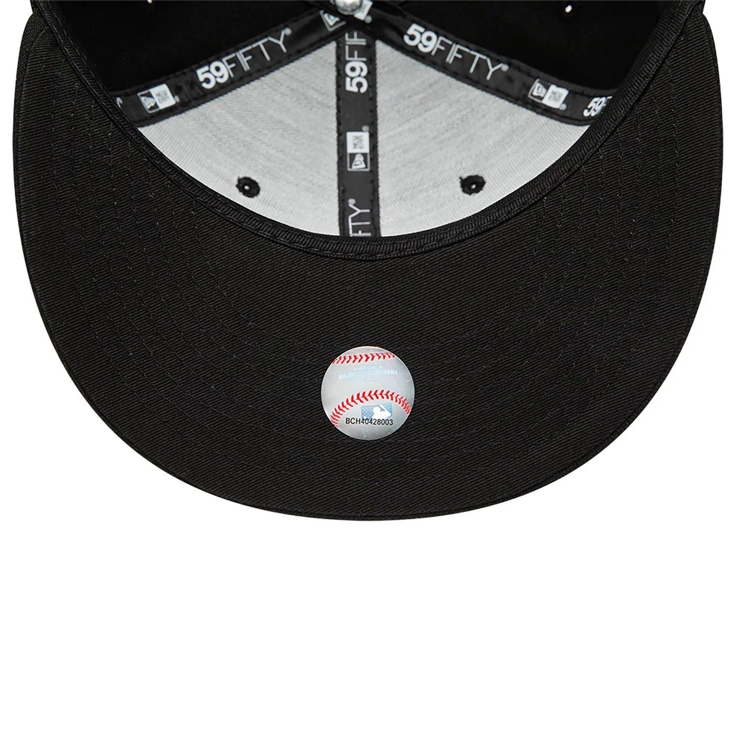 Chicago White Sox MLB League Essential 59FIFTY Fitted New Era Black/Black Official Team Hat Sports Fan Cap Official NFL Team Hat Football Fan Cap
