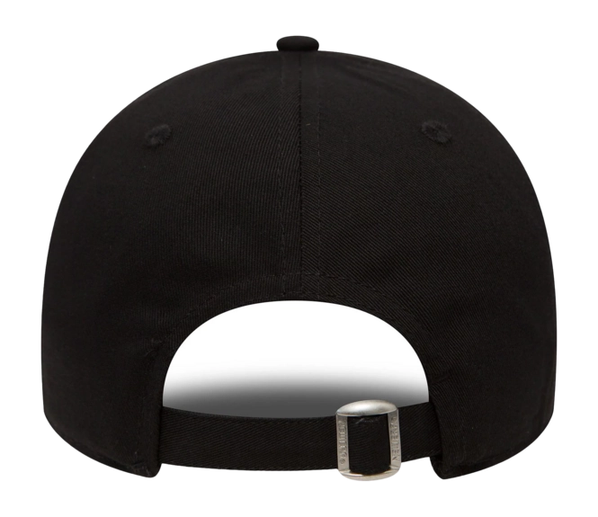New York Yankees MLB League Essential 9FORTY Strapback New Era Black/White Official Team Hat Sports Fan Cap Official NFL Team Hat Football Fan Cap