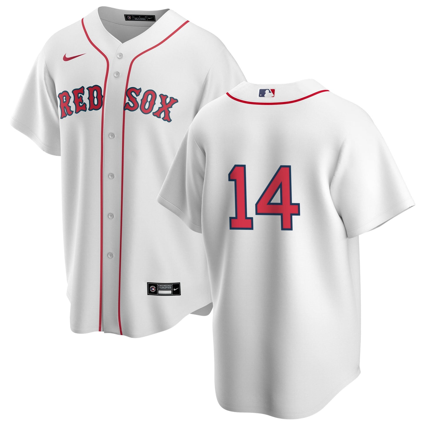 Men's Nike Boston Red Sox Jim Rice #14 Home Official Replica Player Jersey Official Team Jersey Sports Fan Apparel Official NFL Team Jersey Football Fan Apparel