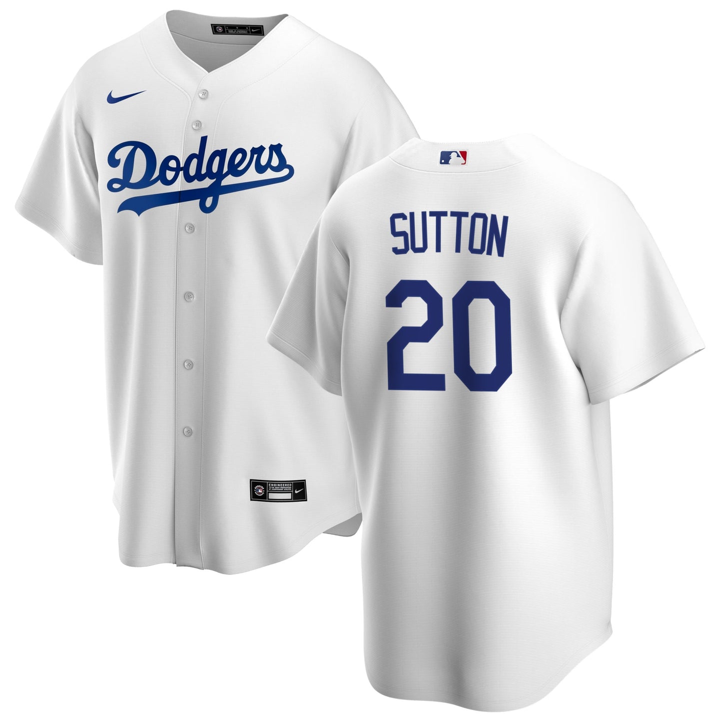 Men's Don Sutton Los Angeles Dodgers Nike White Home Replica Team Jersey Official Team Jersey Sports Fan Apparel Official NFL Team Jersey Football Fan Apparel