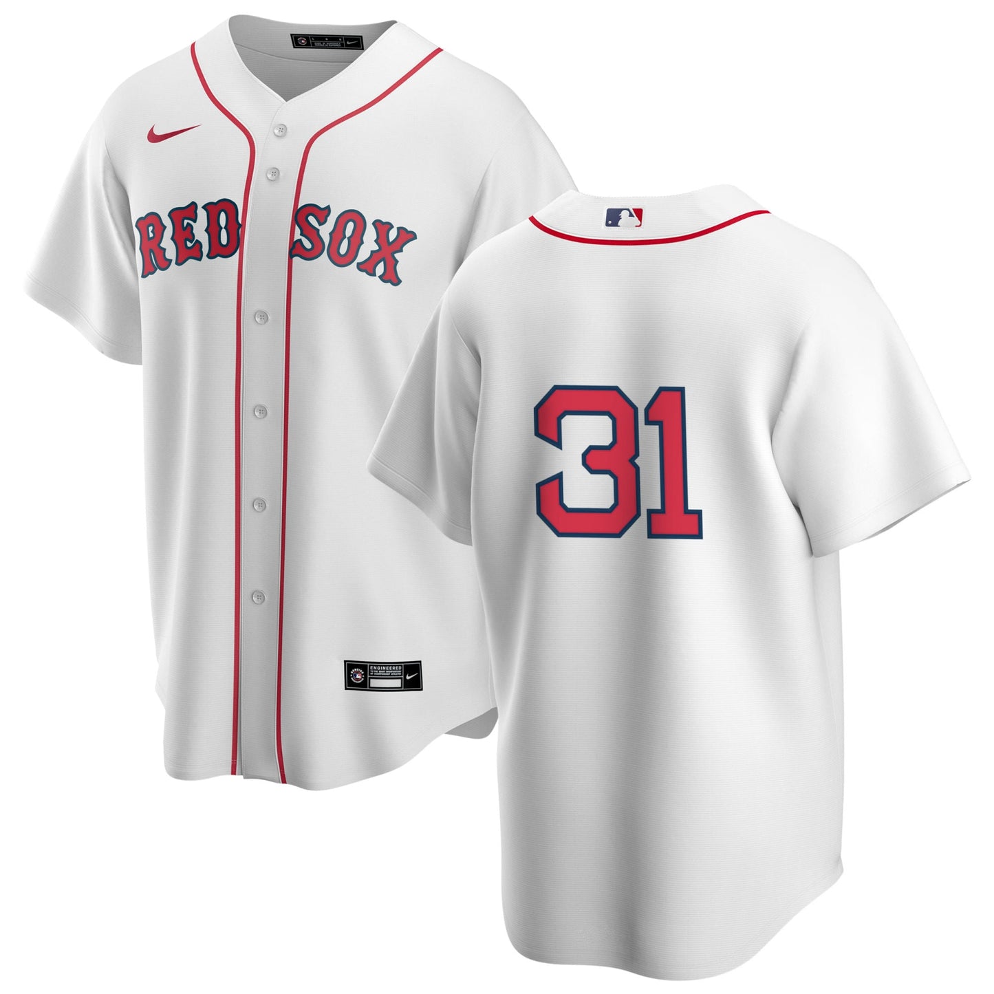 Men's Nike Boston Red Sox Jon Lester #31 Home Official Replica Player Jersey Official Team Jersey Sports Fan Apparel Official NFL Team Jersey Football Fan Apparel