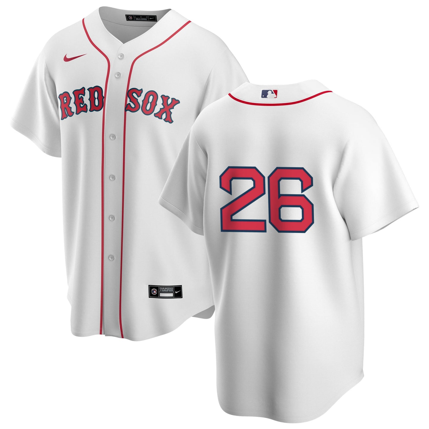 Men's Nike Boston Red Sox Wade Boggs #26 Home Official Replica Player Jersey Official Team Jersey Sports Fan Apparel Official NFL Team Jersey Football Fan Apparel