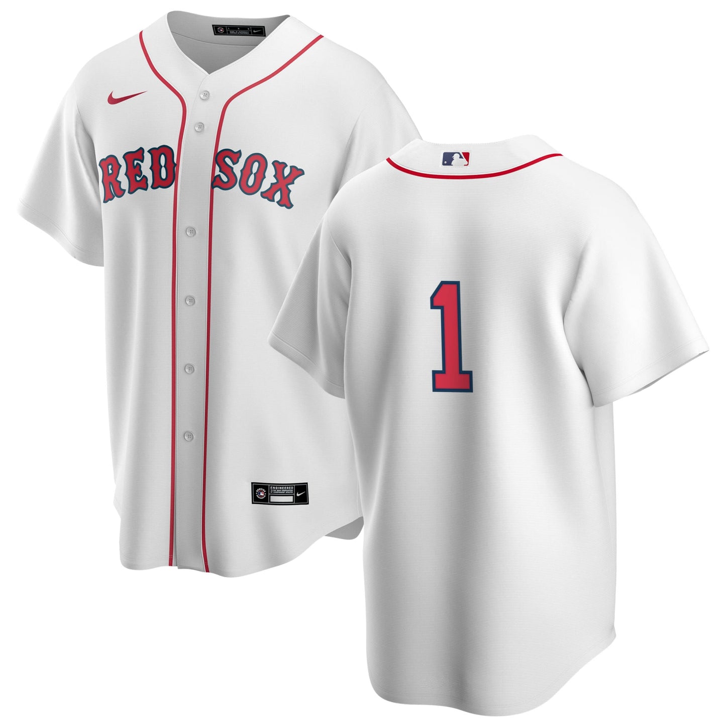 Men's Nike Boston Red Sox Bobby Doerr #1 Home Official Replica Player Jersey Official Team Jersey Sports Fan Apparel Official NFL Team Jersey Football Fan Apparel