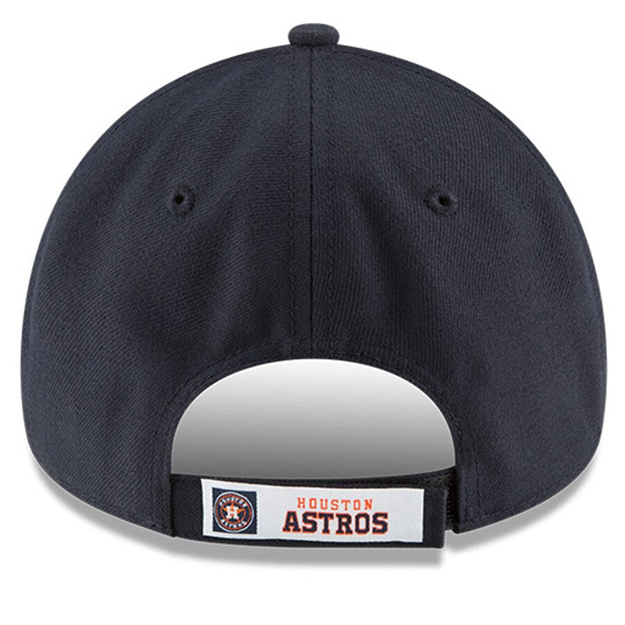 Houston Astros Men's New Era Navy Home The League Alternate 9FORTY Adjustable Hat Official Team Hat Sports Fan Cap Official NFL Team Hat Football Fan Cap