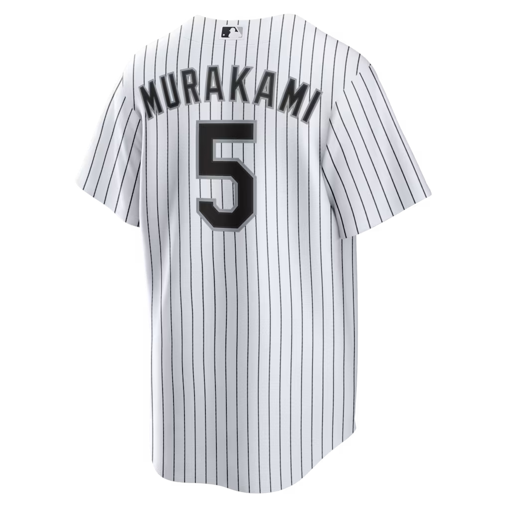 Men's Chicago White Sox Munetaka Murakami Nike White Home Replica Jersey Official Team Jersey Sports Fan Apparel Official NFL Team Jersey Football Fan Apparel