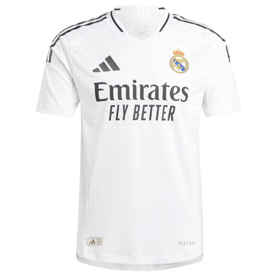 Kylian Mbappé 9 Real Madrid adidas 2024 25 Home Player Jersey - White Official Team Jersey Sports Fan Apparel