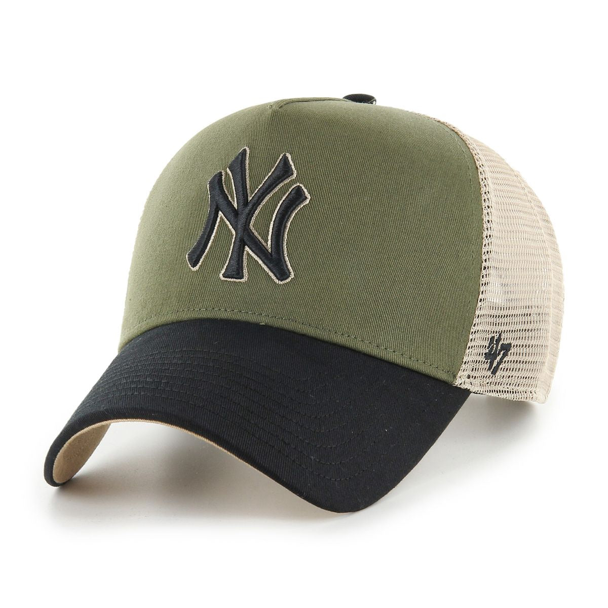 New York Yankees MLB Ballpark Mesh TT '47 Offside DT Green/Navy Official Sports Fan Gear Official NFL Fan Gear