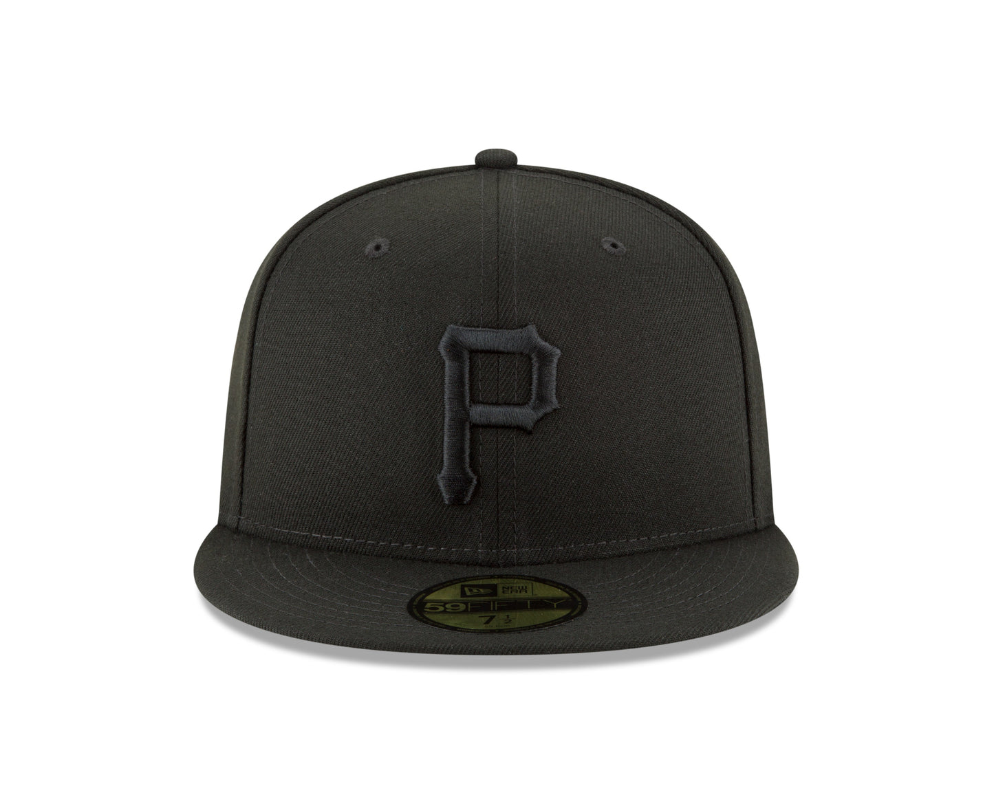 Men's Pittsburgh Pirates New Era Black Tonal 59FIFTY Fitted Hat Official Team Hat Sports Fan Cap Official NFL Team Hat Football Fan Cap