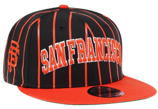 San Francisco Giants Black/Orange City Arch New Era 9FIFTY Snapback Hat Official Team Hat Sports Fan Cap Official NFL Team Hat Football Fan Cap